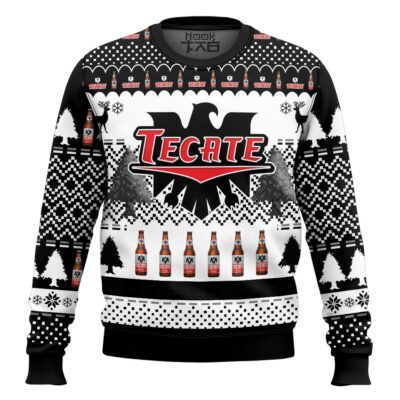 Hooktab Tecate Beer Ugly Christmas Sweater