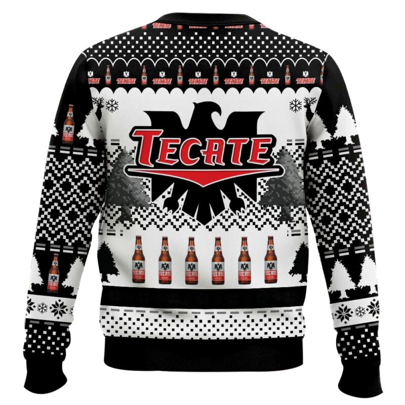 Hooktab Tecate Beer Ugly Christmas Sweater Hooktab Tecate Beer Ugly Christmas Sweater