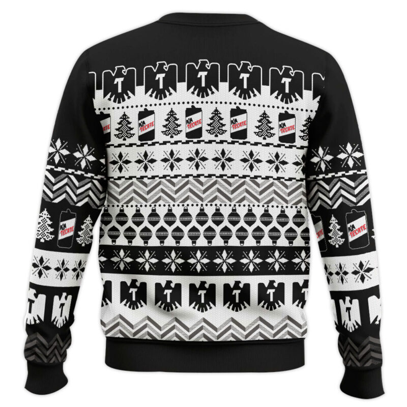 Hooktab Tecate Titanium Beer Ugly Christmas Sweater Hooktab Tecate Titanium Beer Ugly Christmas Sweater