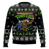 Hooktab Teenage Mutant Killer Ninja Turtles Ugly Christmas Sweater