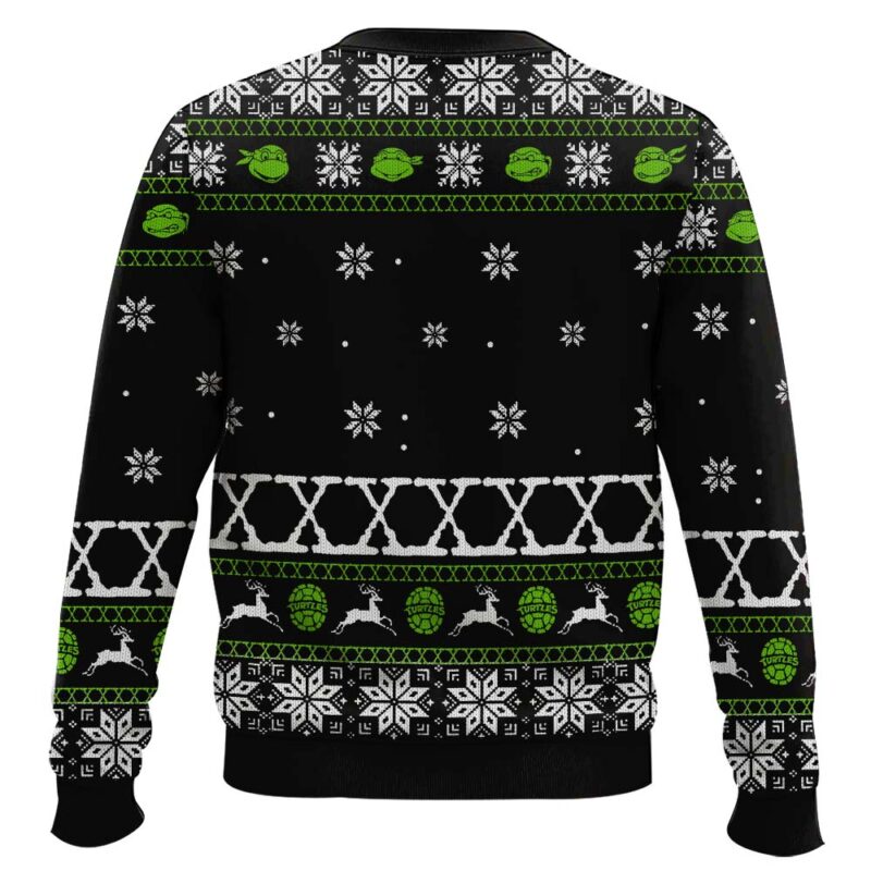 Hooktab Teenage Mutant Killer Ninja Turtles Ugly Christmas Sweater Hooktab Teenage Mutant Killer Ninja Turtles Ugly Christmas Sweater
