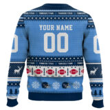 Hooktab Tennessee Titans - Custom Name And Number Ugly Sweater