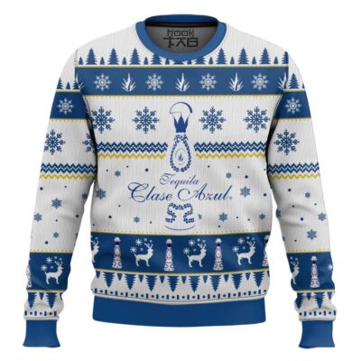 Hooktab Tequila Clase Azul Reposado Ugly Christmas Sweater