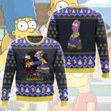 Hooktab Thannos Homer The Simpsons Ugly Christmas Sweater