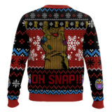 Hooktab Thanos Half Of You Are On My Naughty List Ugly Christmas Sweater