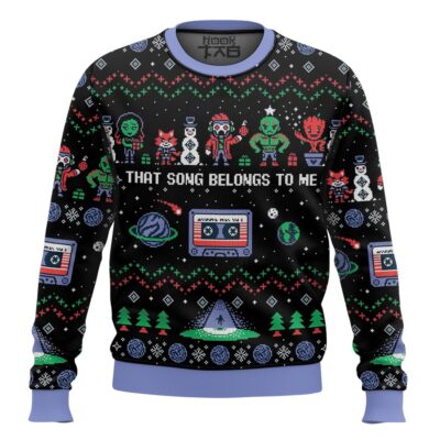 Hooktab That Song Belongs To Me Guardians Of The Galaxy Ugly Christmas Sweater