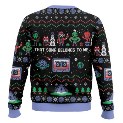Hooktab That Song Belongs To Me Guardians Of The Galaxy Ugly Christmas Sweater