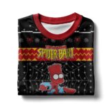 Hooktab The Amazing Spider-bart The Simpsons Ugly Christmas Sweater