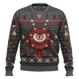 Hooktab The Beholder Dungeons & Dragons Ugly Christmas Sweater