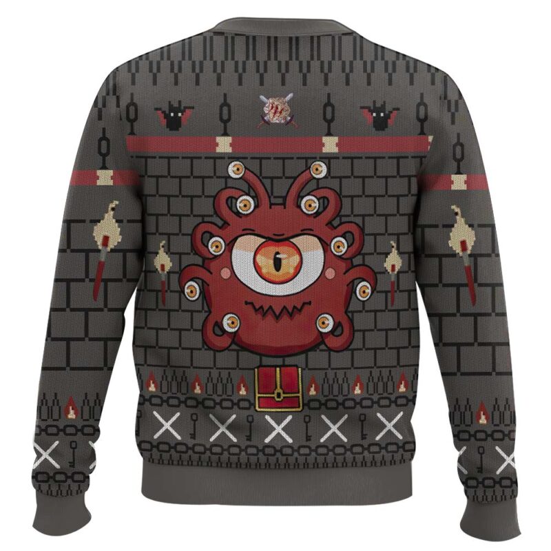 Hooktab The Beholder Dungeons & Dragons Ugly Christmas Sweater Hooktab The Beholder Dungeons & Dragons Ugly Christmas Sweater