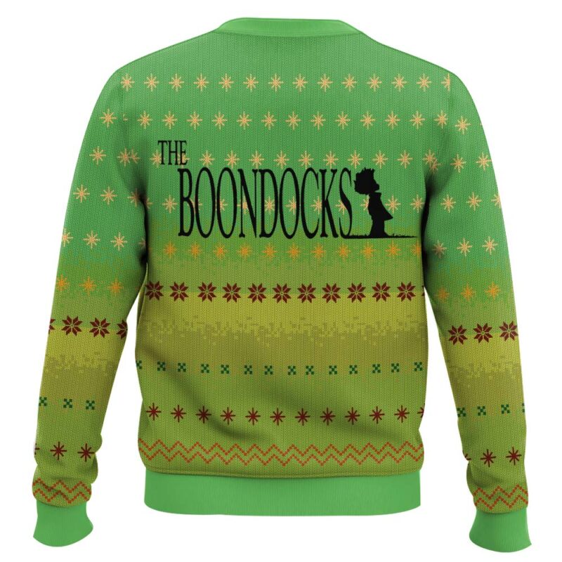 Hooktab The Boondocks Ugly Christmas Sweater Hooktab The Boondocks Ugly Christmas Sweater