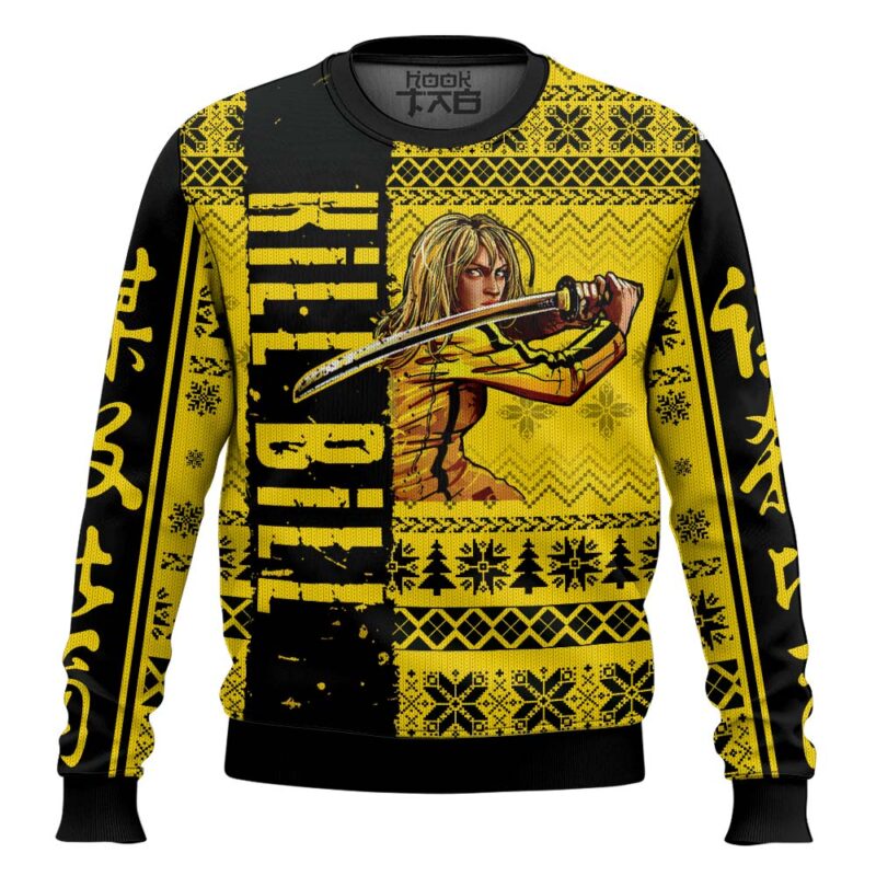 Hooktab The Bride Kill Bill Ugly Christmas Sweater