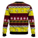Hooktab The Choke King The Simpsons Ugly Christmas Sweater