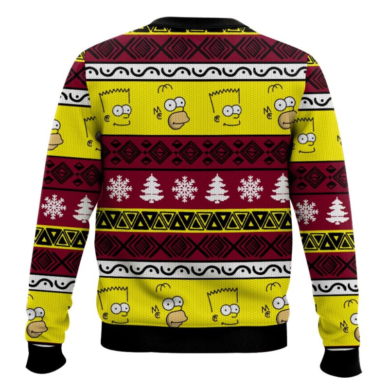 Hooktab The Choke King The Simpsons Ugly Christmas Sweater Hooktab The Choke King The Simpsons Ugly Christmas Sweater