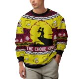 Hooktab The Choke King The Simpsons Ugly Christmas Sweater