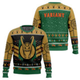 Hooktab The Christmas Variant Loki Ugly Christmas Sweater