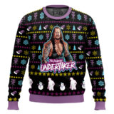 Hooktab The Deadman Undertaker WWE Ugly Christmas Sweater