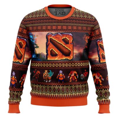 Hooktab The Dire Dota 2 Ugly Christmas Sweater