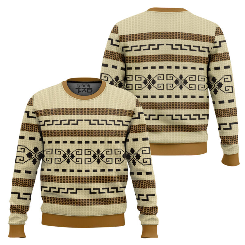 Hooktab The Dude's The Big Lebowski Ugly Christmas Sweater Hooktab The Dude's The Big Lebowski Ugly Christmas Sweater
