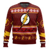 Hooktab The Flash DC Ugly Christmas Sweater