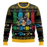 Hooktab The Four Elements Avatar Last Airbender Ugly Christmas Sweater