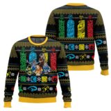 Hooktab The Four Elements Avatar Last Airbender Ugly Christmas Sweater