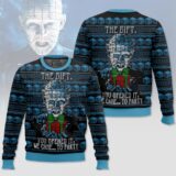 Hooktab The Gift Hellraiser Ugly Christmas Sweater