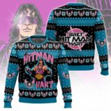 Hooktab The Hitman Bret Hart WWE Ugly Christmas Sweater