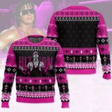 Hooktab The Hitman WWE Ugly Christmas Sweater