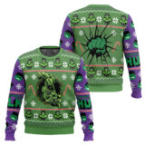 Hooktab The Incredible Hulk Ugly Christmas Sweater