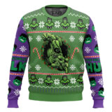 Hooktab The Incredible Hulk Ugly Christmas Sweater
