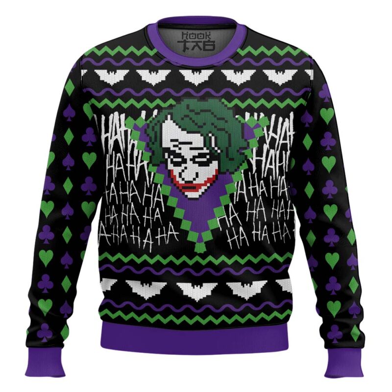 Hooktab The Joker Ugly Christmas Sweater