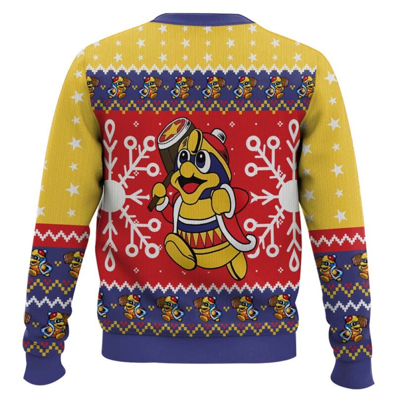 Hooktab The King Dedede Kirby's Dream Land Ugly Christmas Sweater Hooktab The King Dedede Kirby's Dream Land Ugly Christmas Sweater
