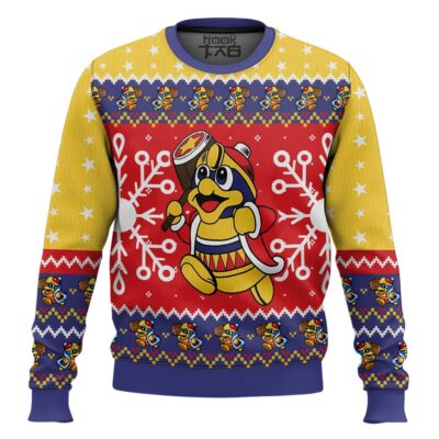 Hooktab The King Dedede Kirby's Dream Land Ugly Christmas Sweater