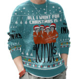 Hooktab The Kinks Ugly Christmas Sweater