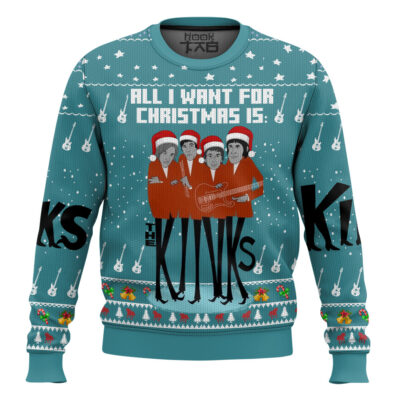 Hooktab The Kinks Ugly Christmas Sweater