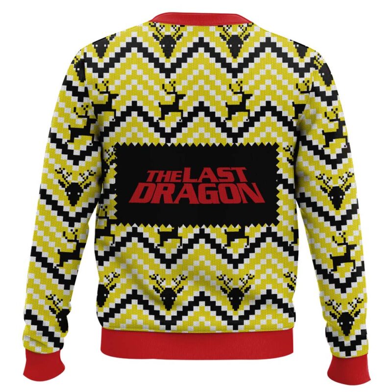 Hooktab The Last Dragon 1985 Ugly Christmas Sweater Hooktab The Last Dragon 1985 Ugly Christmas Sweater
