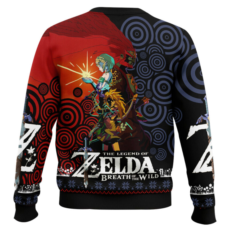 Hooktab The Legend Of Zelda Breath Of The Wild Ugly Christmas Sweater Hooktab The Legend Of Zelda Breath Of The Wild Ugly Christmas Sweater