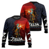 Hooktab The Legend Of Zelda Breath Of The Wild Ugly Christmas Sweater