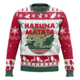 Hooktab The Lion King Christmas Hakuna Matata Ugly Christmas Sweater