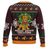 Hooktab The Lion King Hakuna Matata Christmas Ugly Christmas Sweater