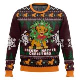 Hooktab The Lion King Hakuna Matata Christmas Ugly Christmas Sweater