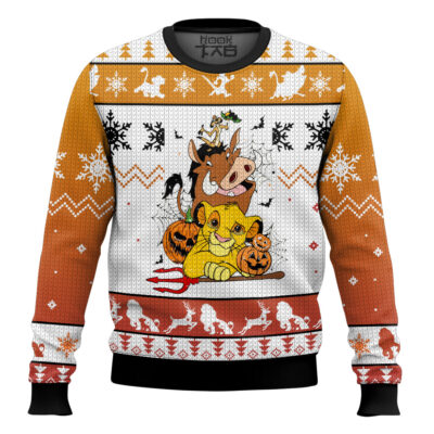 Hooktab The Lion King Hakuna Matata Firends Ugly Christmas Sweater