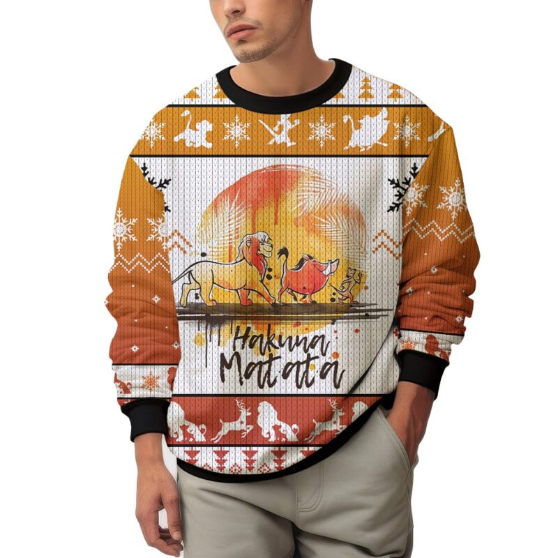 Hooktab The Lion King Hakuna Matata Remember Who You Are Ugly Christmas Sweater Hooktab The Lion King Hakuna Matata Remember Who You Are Ugly Christmas Sweater