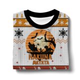Hooktab The Lion King Hakuna Matata Silhouette Ugly Christmas Sweater