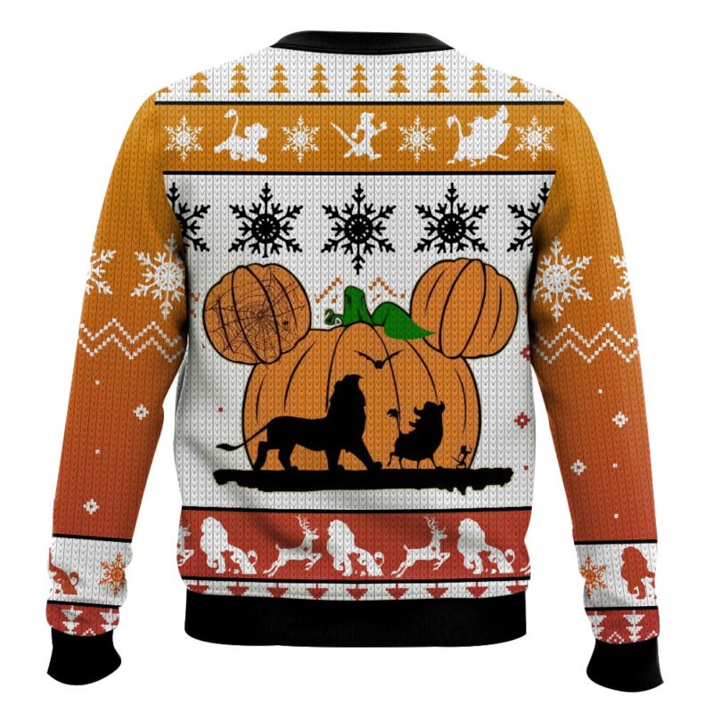 Hooktab The Lion King Hakuna Matata Silhouette Ugly Christmas Sweater Hooktab The Lion King Hakuna Matata Silhouette Ugly Christmas Sweater