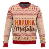 Hooktab The Lion King Hakuna Matata Ugly Christmas Sweater