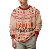 Hooktab The Lion King Hakuna Matata Ugly Christmas Sweater
