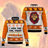 Hooktab The Lion King Mufasa Ugly Christmas Sweater