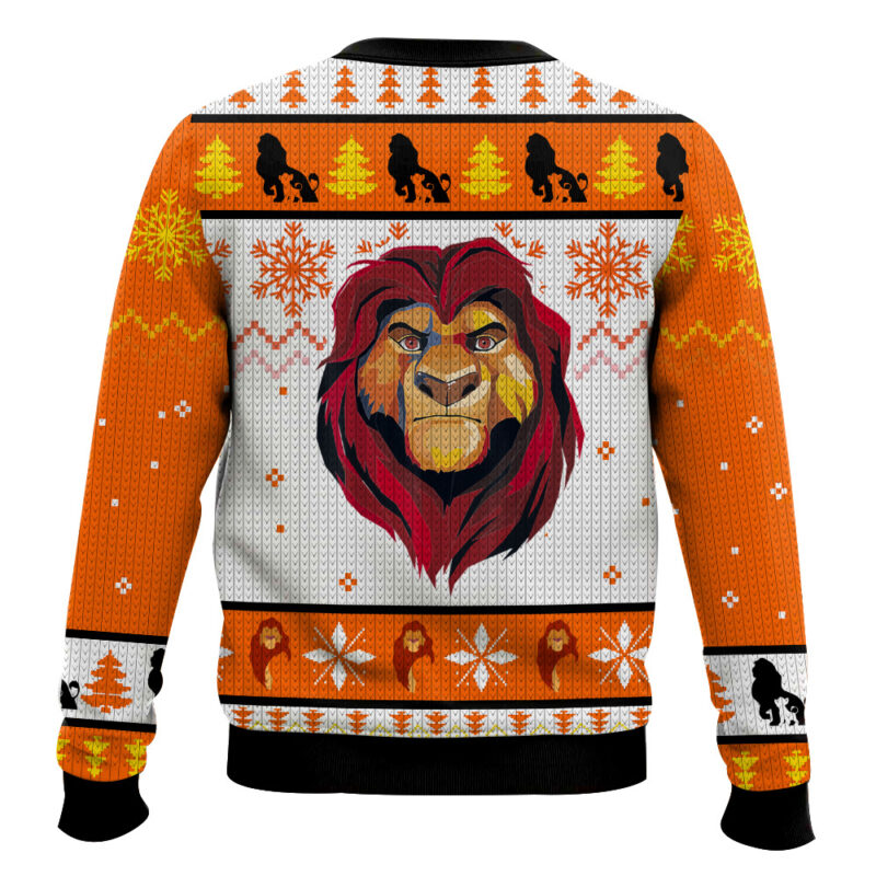 Hooktab The Lion King Mufasa Ugly Christmas Sweater Hooktab The Lion King Mufasa Ugly Christmas Sweater